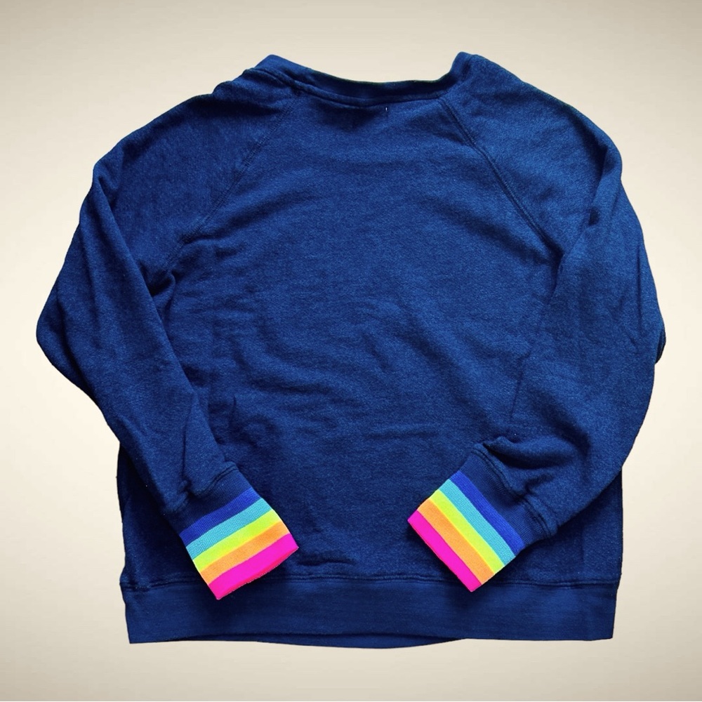 Sundry Neon Rainbow Cuff Raglan
Sweatshirt Size 3 Made in USA - Picture 5 of 5